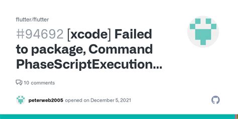 [xcode] Failed to package, Command .